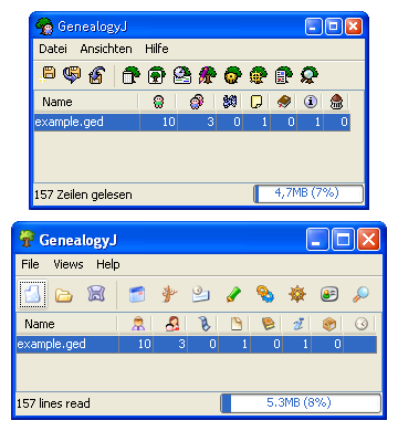 Screenshot of Genj